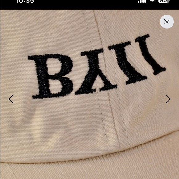 NEW Wolf & Badger BY11 ORGANIC EMBROIDERED CAP - SAND - Picture 4 of 10